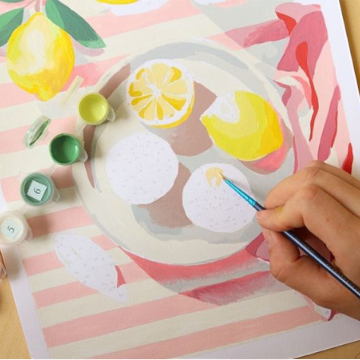 Kit de peinture au numéro · Citrons de Menton