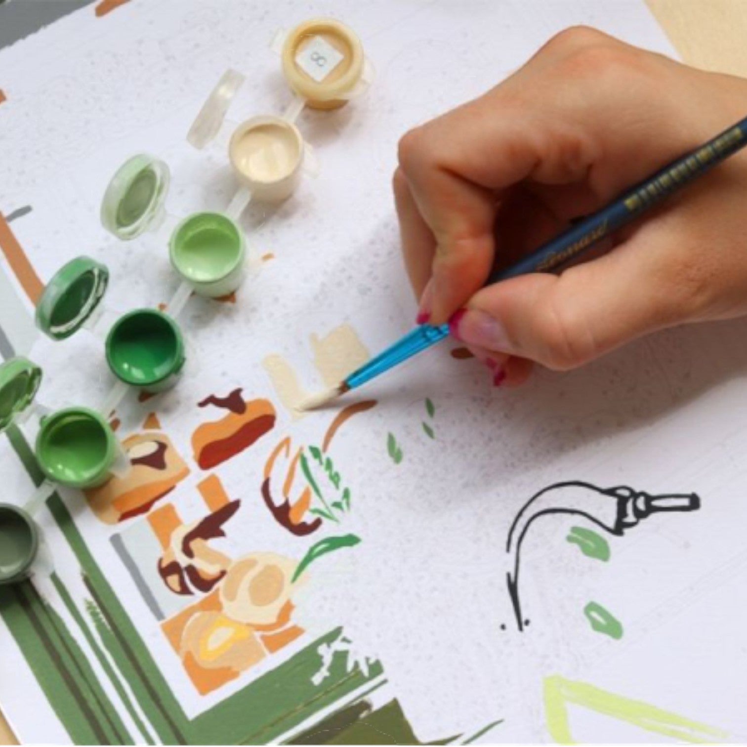 Kit de peinture au numéro · Boulangeries Parisiennes