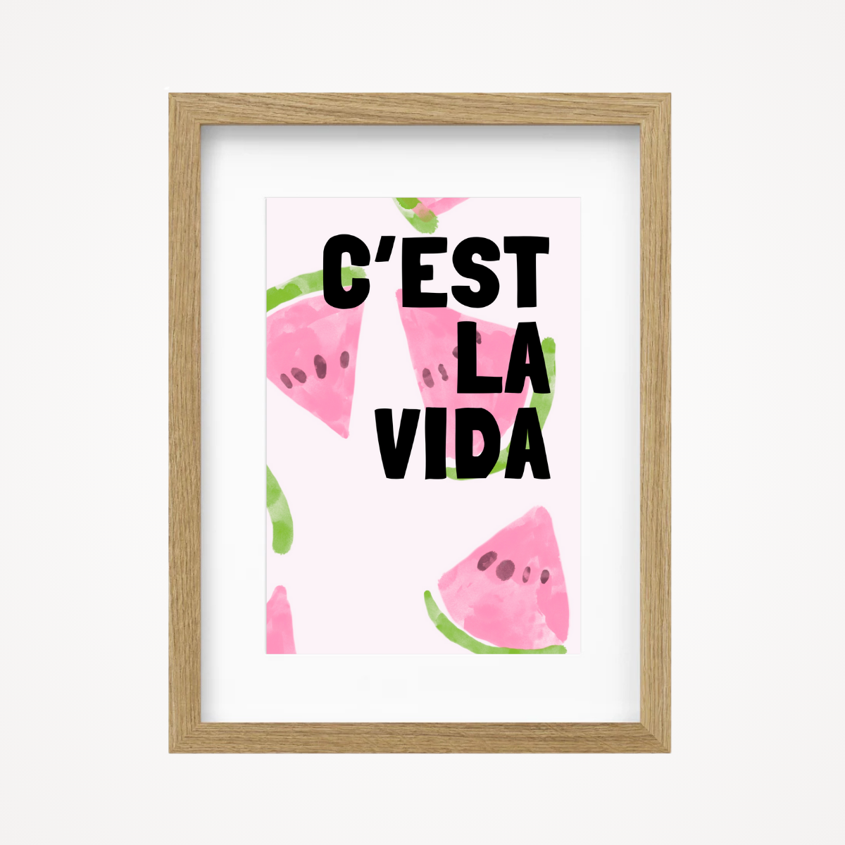Affiche "c'est la vida"