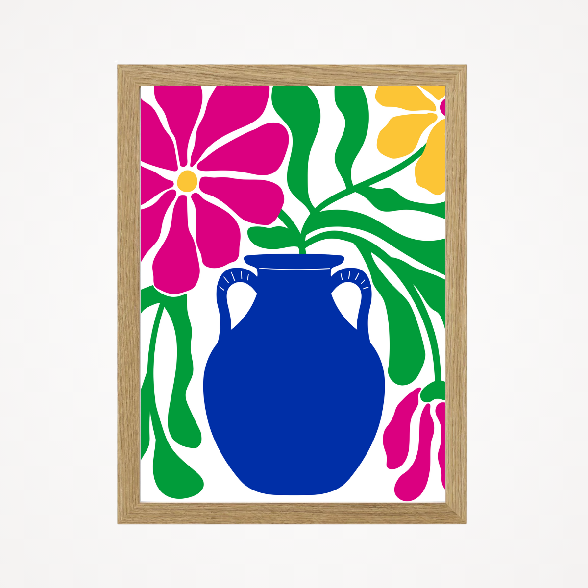 Affiche "jarre fleurie"