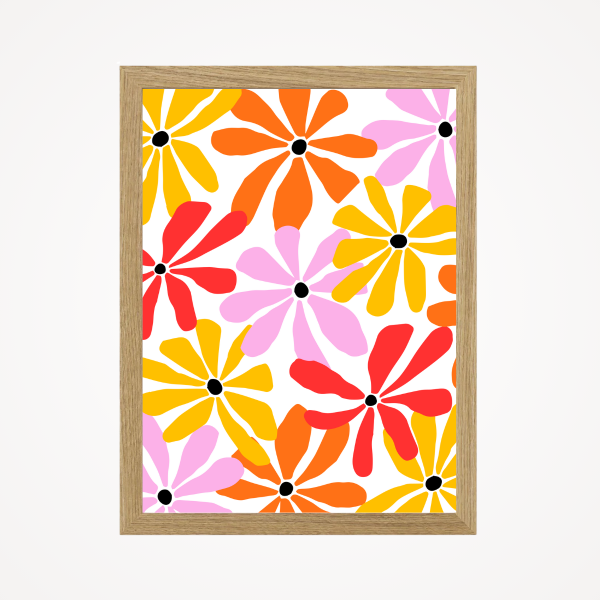 Affiche "flower power"