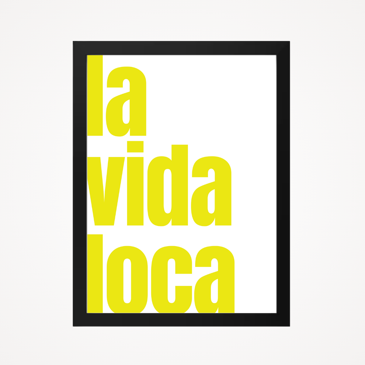 Affiche "la vida loca"