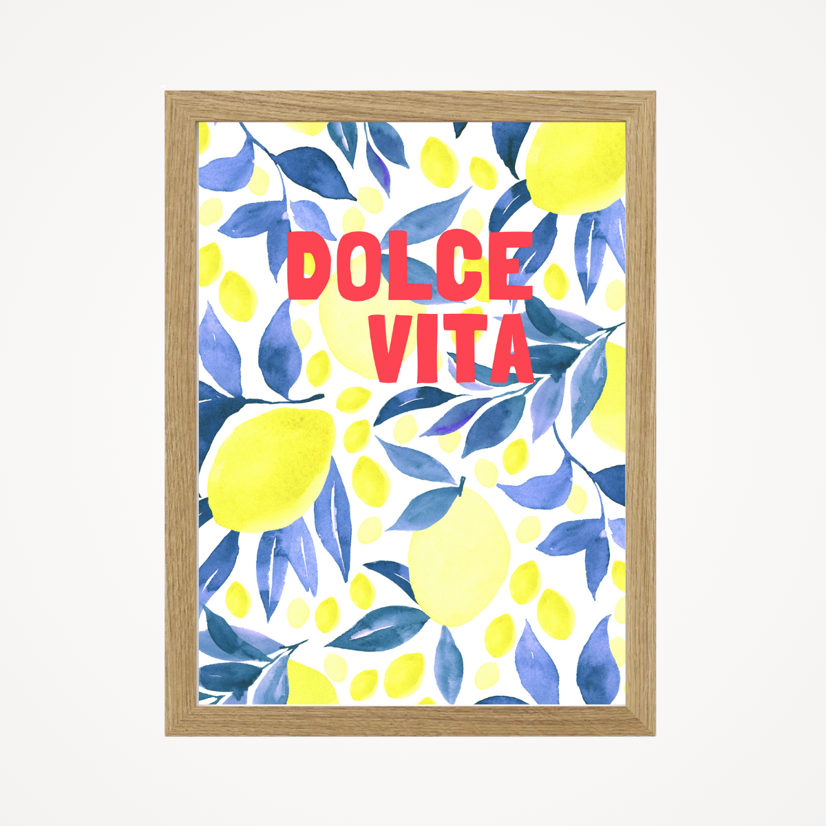 Affiche "lemon dolce vita"