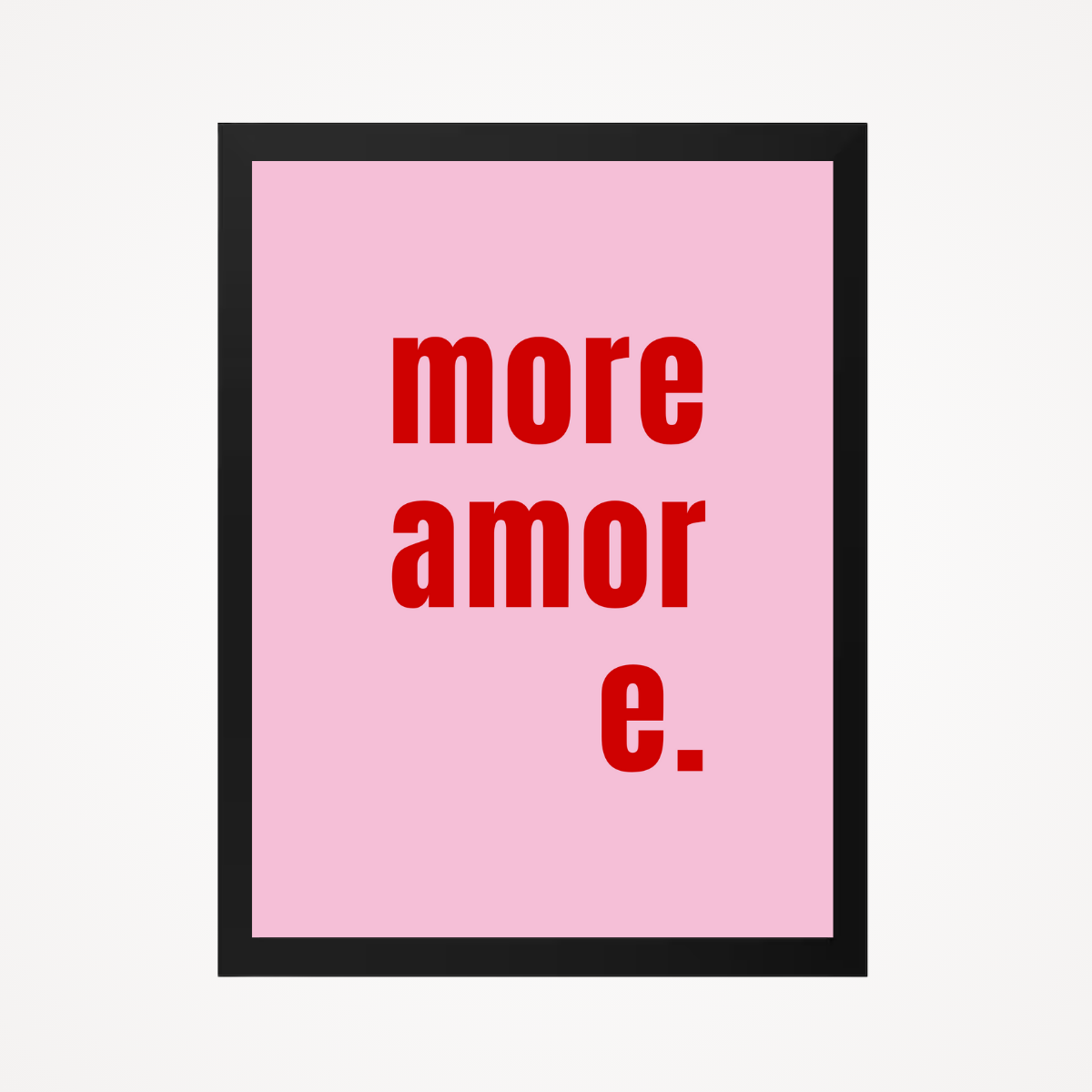 Affiche "More amore"