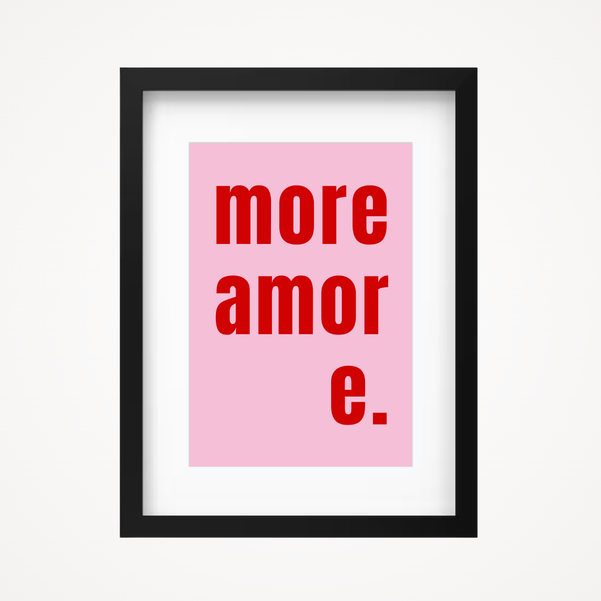 Affiche "More amore"