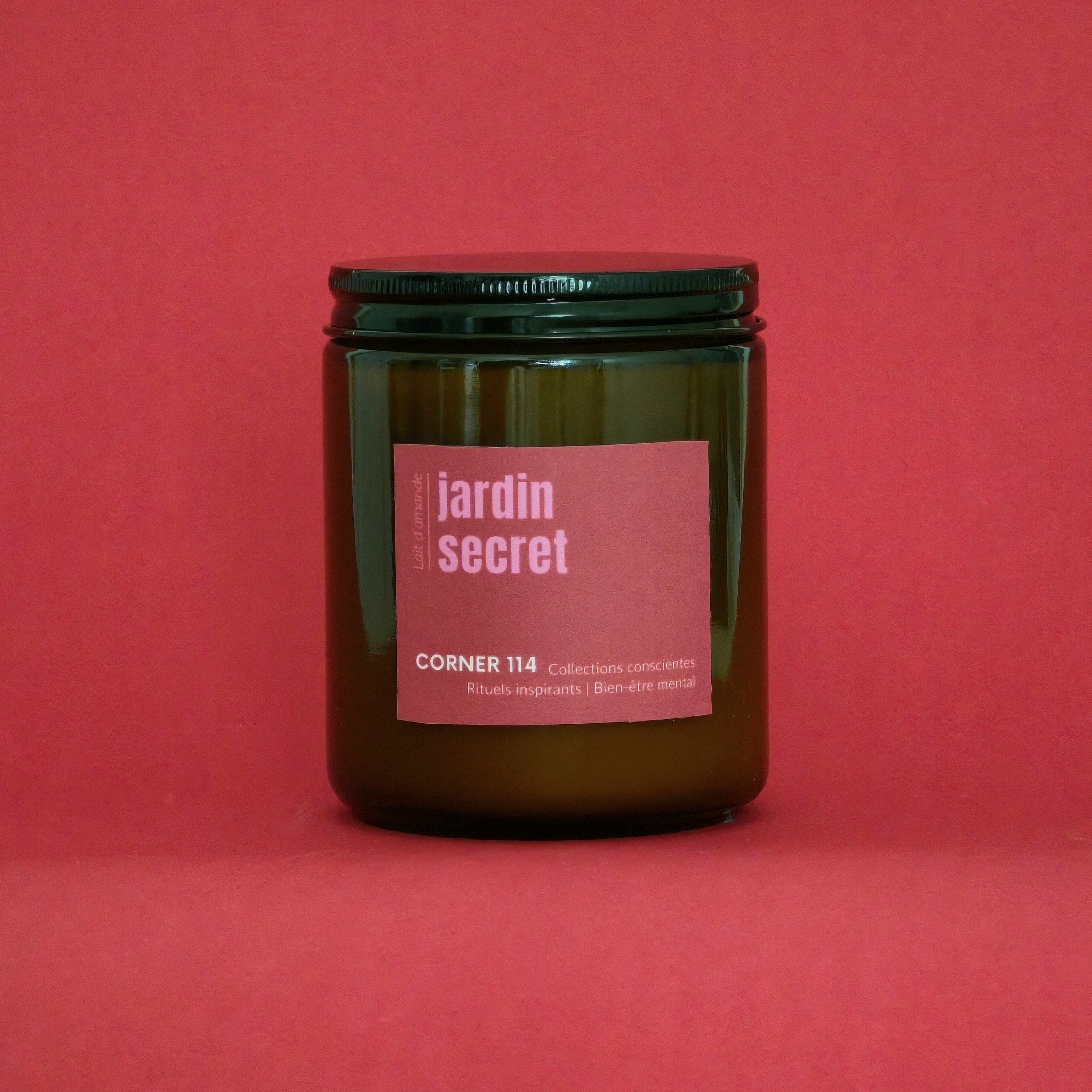 Bougie "Jardin secret" Cire naturelle · Lait D'amandes