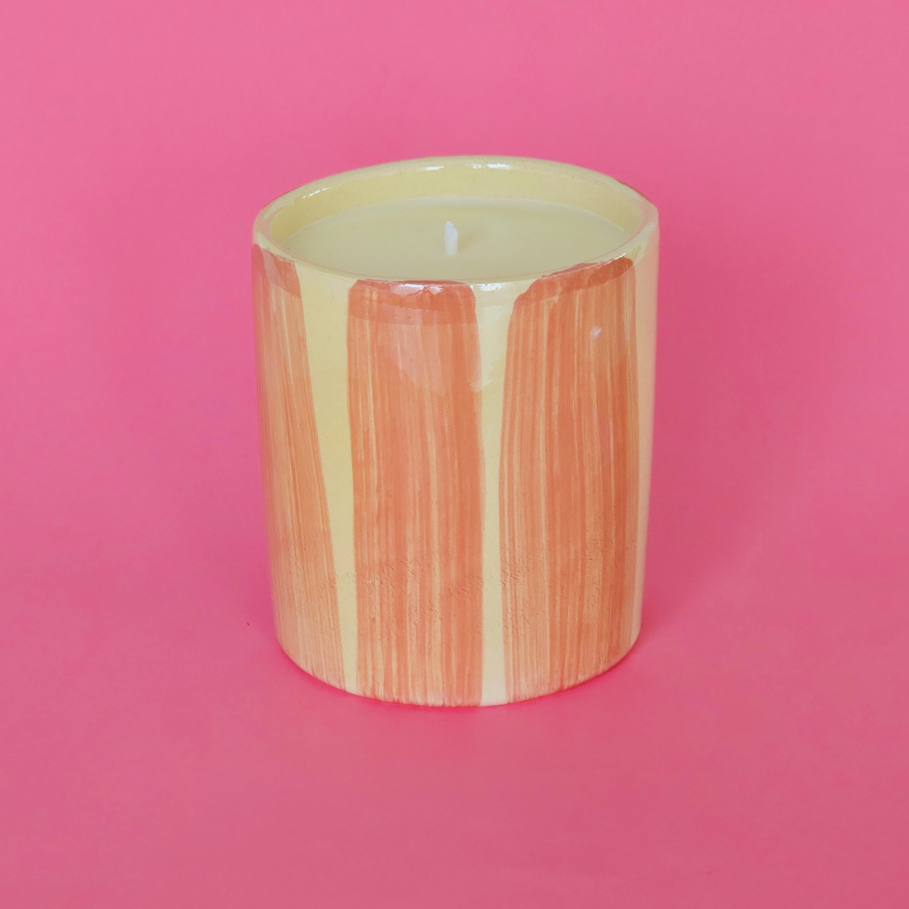 Bougie céramique · Figue & Fleurs d'abricotier