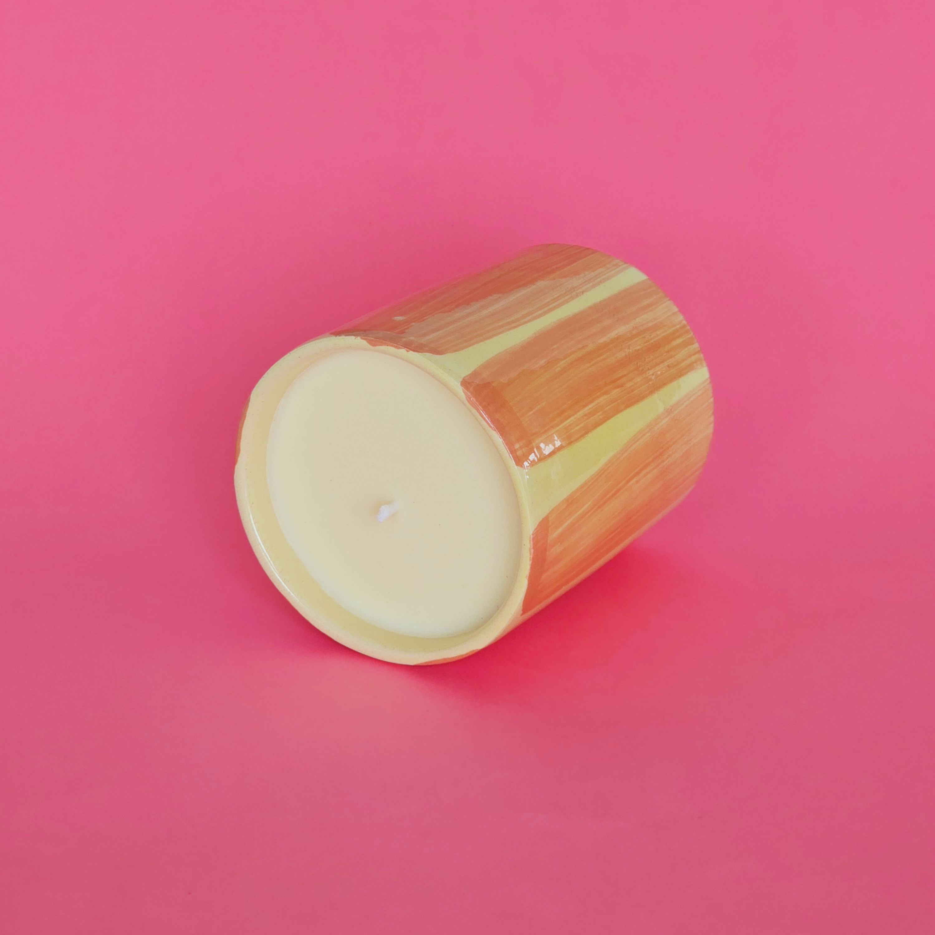 Bougie céramique · Figue & Fleurs d'abricotier