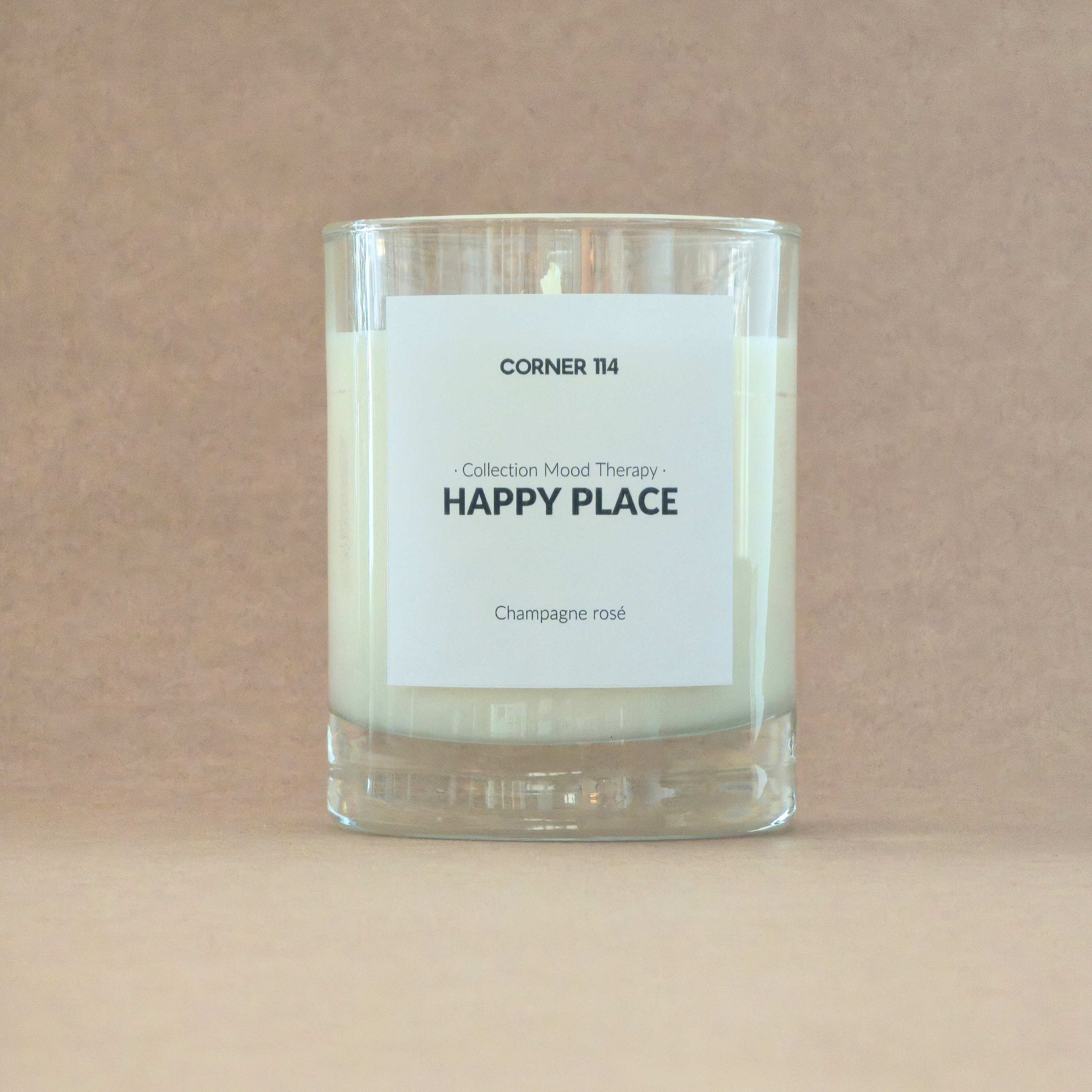 Bougie naturelle parfumée · Champagne Rosé