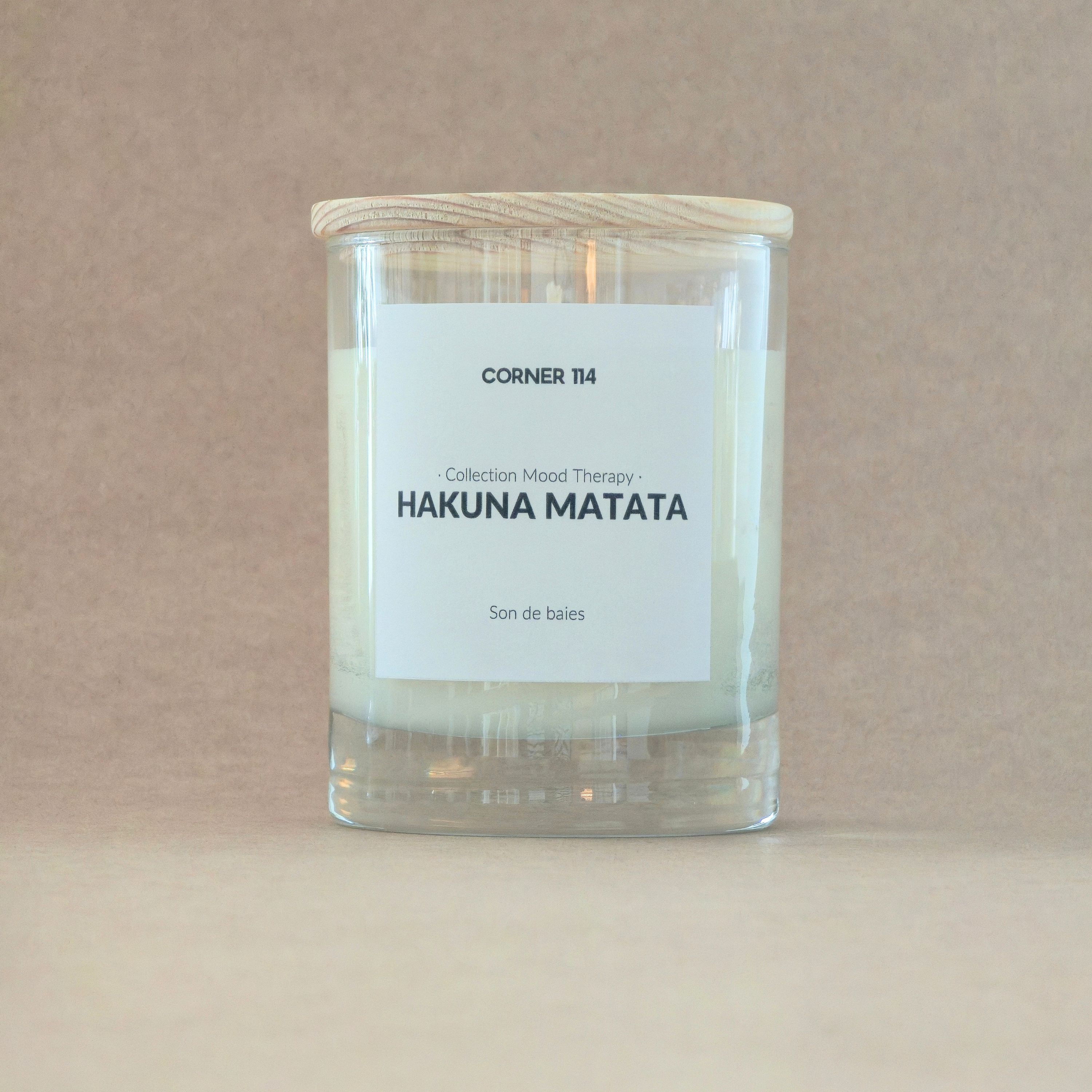 Bougie naturelle parfumée · Son de baies