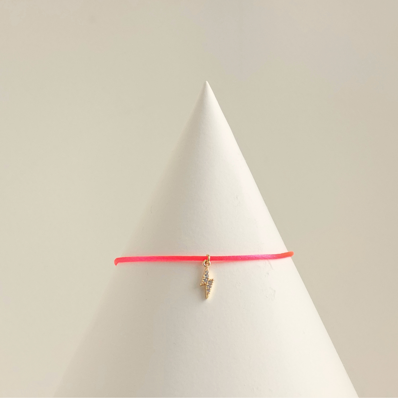 Bracelet breloque "Recharge" · Eclair strass