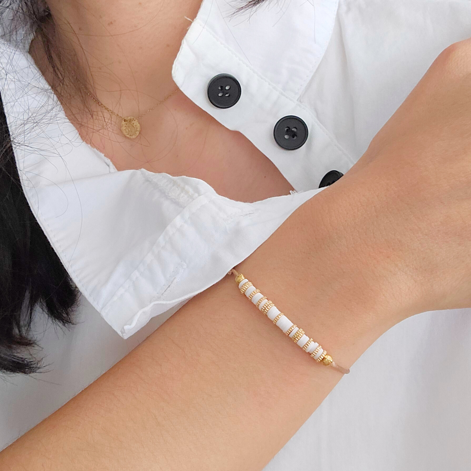 Bracelet Morse "Crème de la crème"