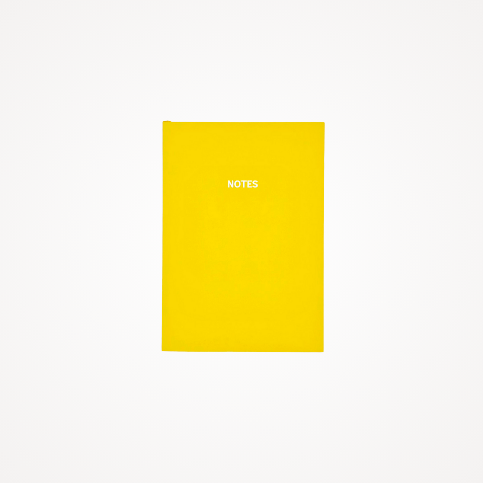 Carnet A5 160 pages · Jaune poussin