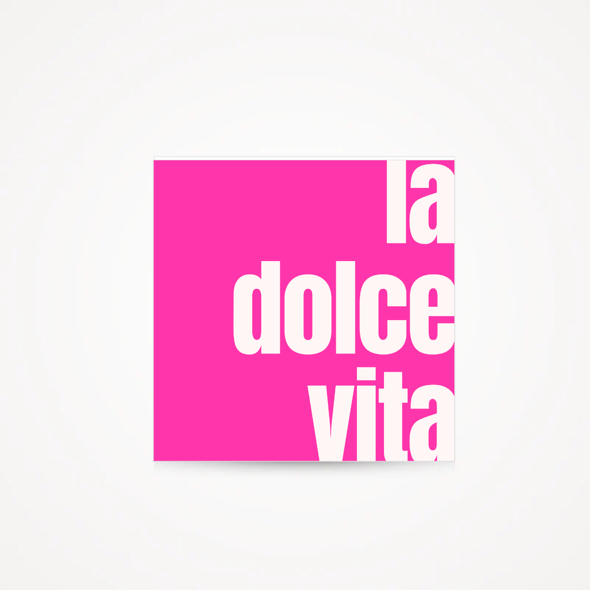 Carte "la dolce vita"