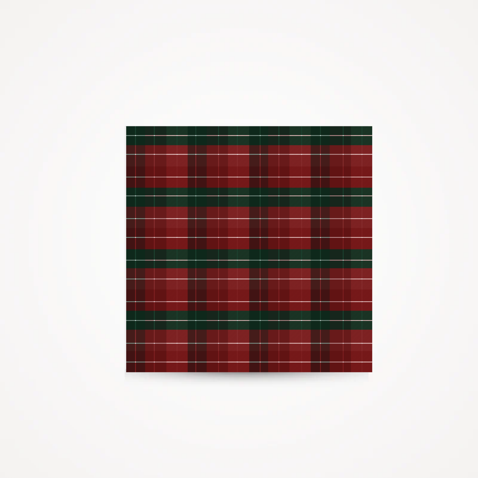 Carte de Noël · Tartan says it all