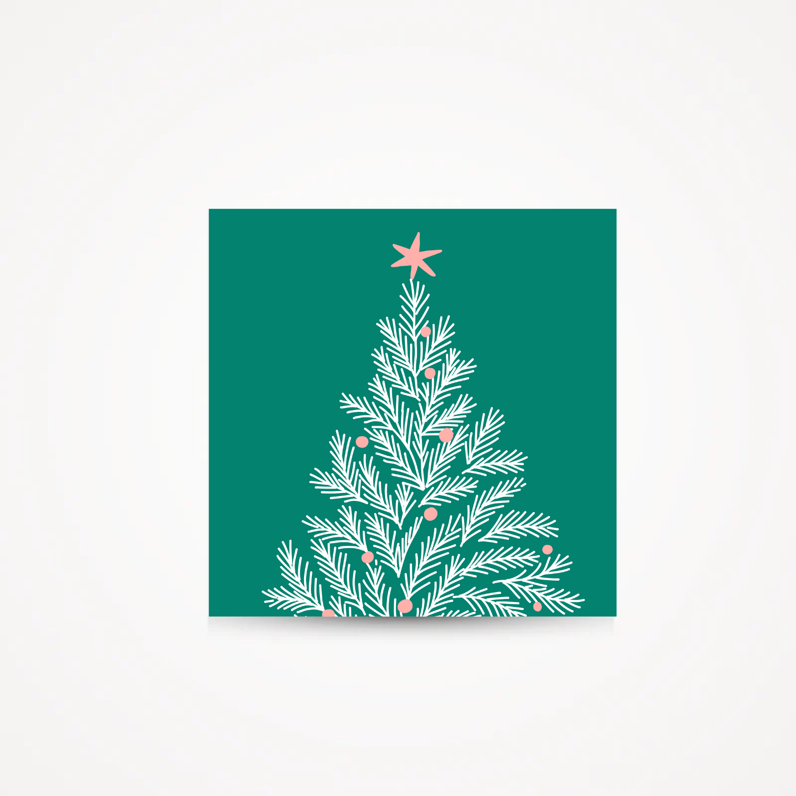 Carte de Noël · Sapin