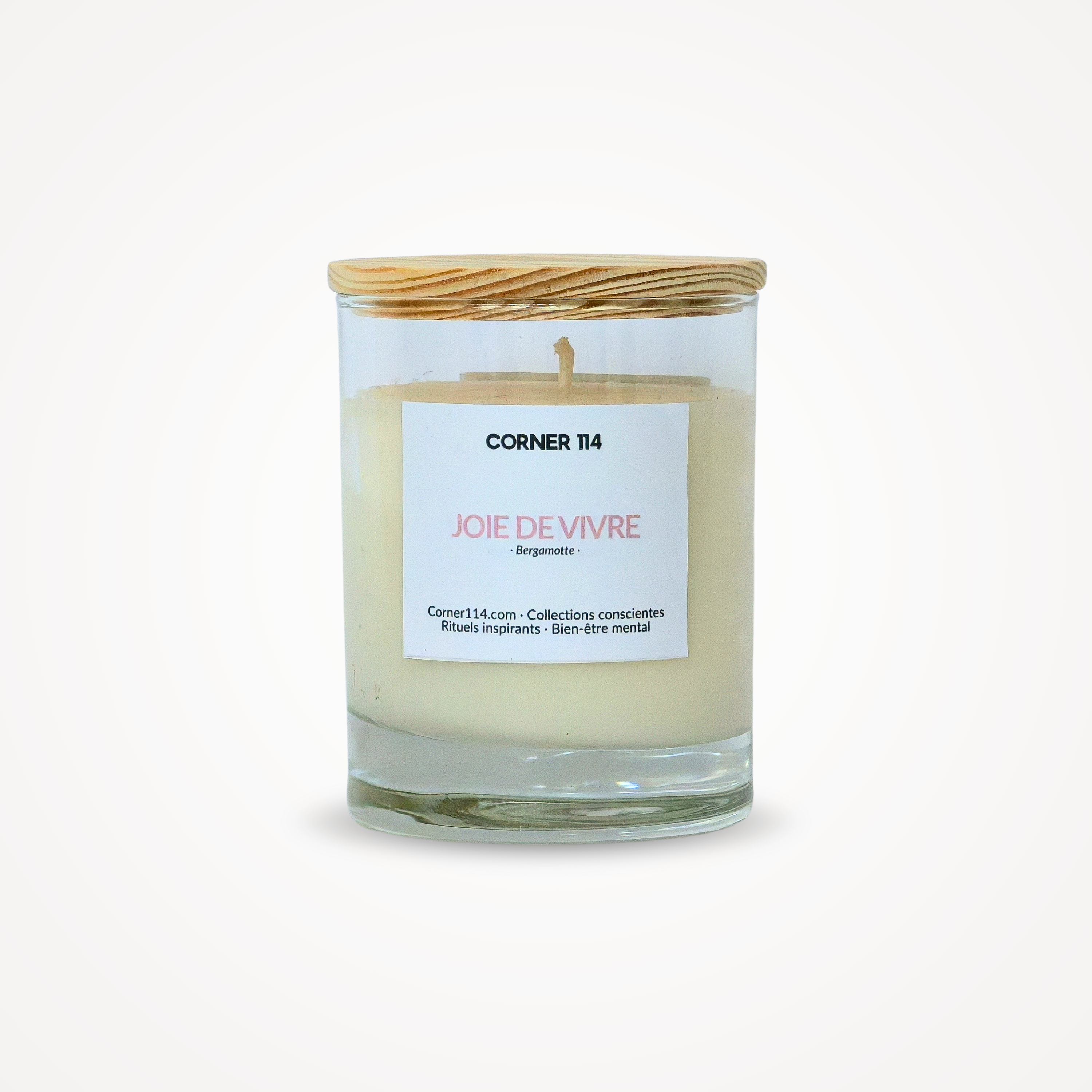 Bougie "Joie de Vivre" Cire naturelle · Bergamotte