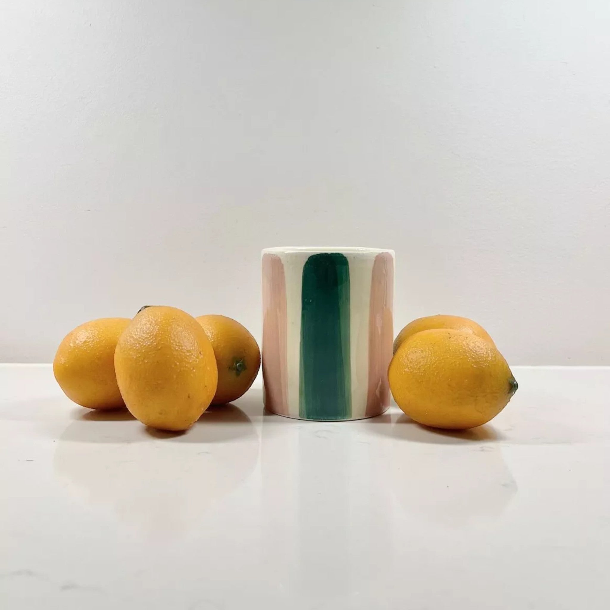 Bougie céramique · Pamplemousse rose et vanille