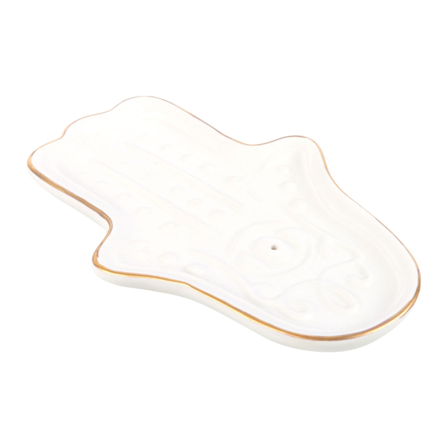 Porte-encens · Main blanche