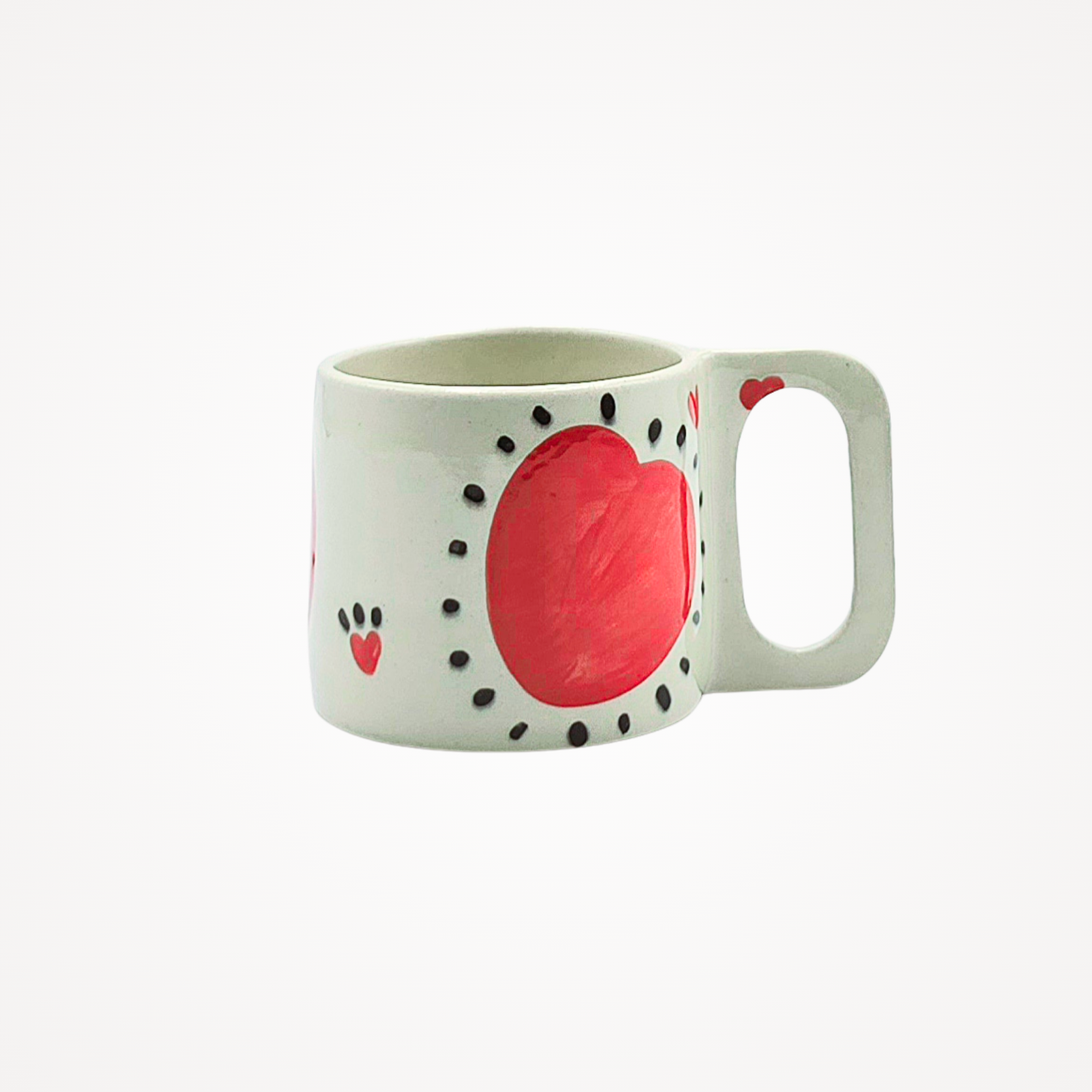 Tasse Big Love · Motif coeurs