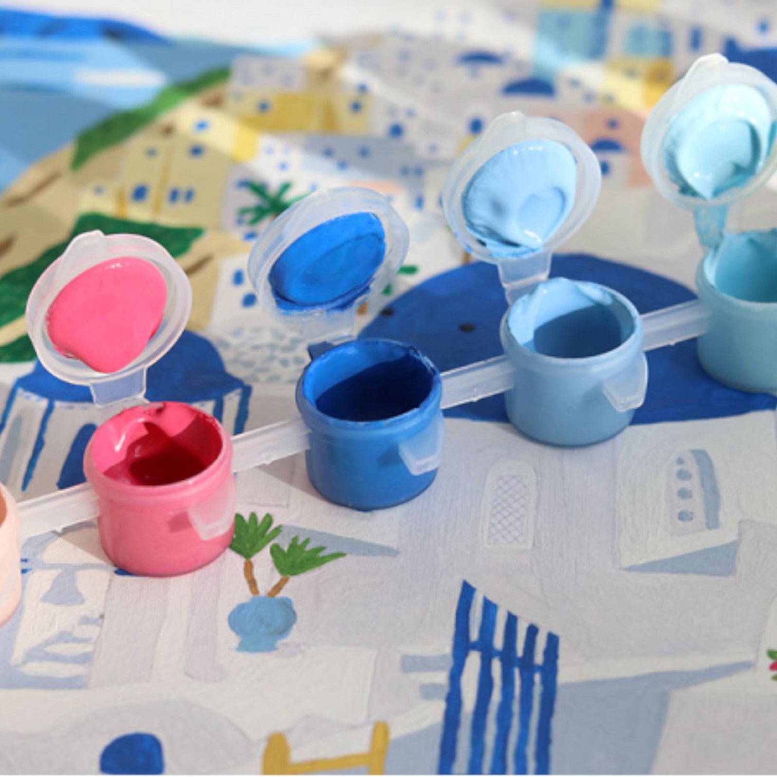 Kit de peinture au numéro · Santorini