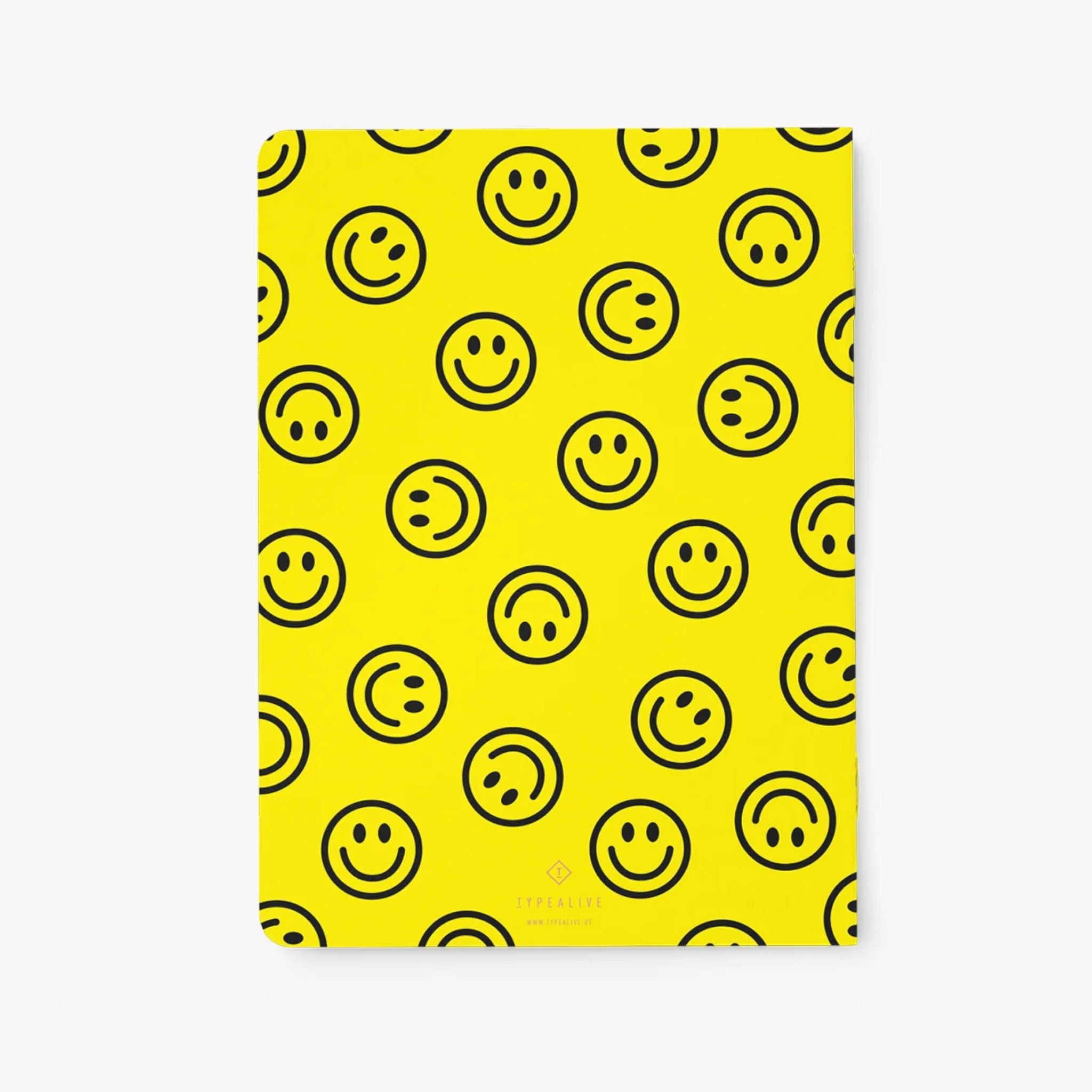 Carnet A5 40 pages · Smiley jaune
