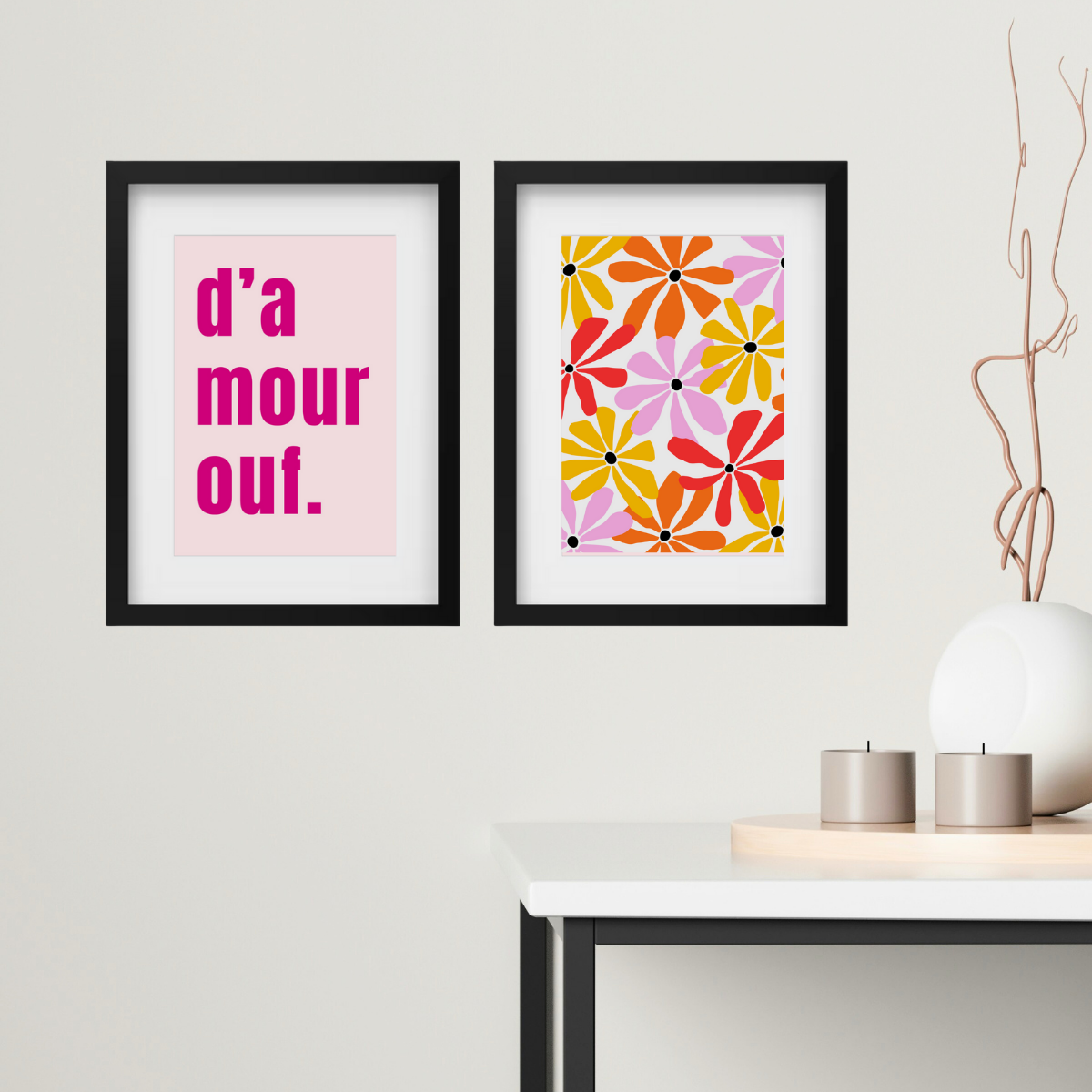Affiche "d'amour ouf"