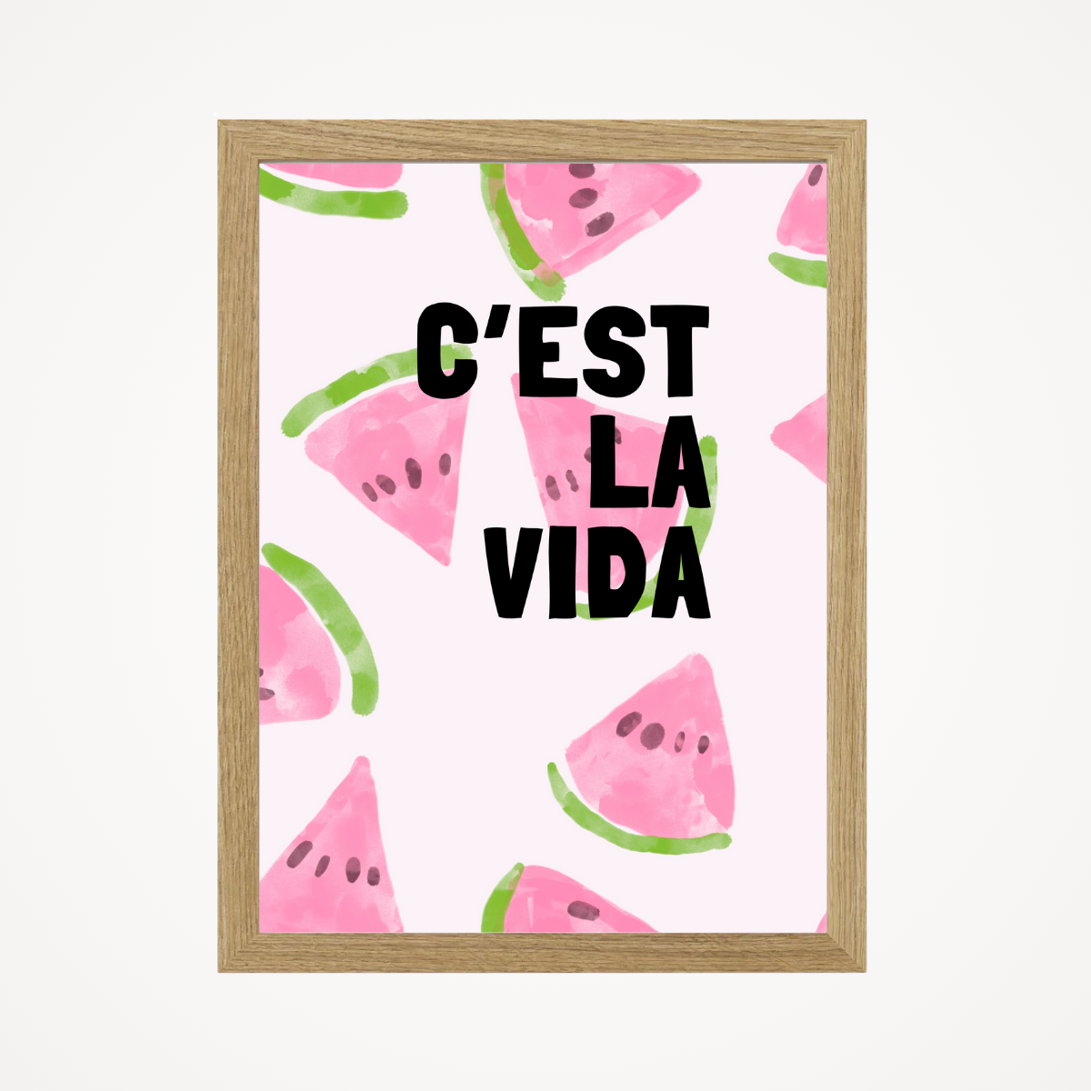 Affiche "c'est la vida"