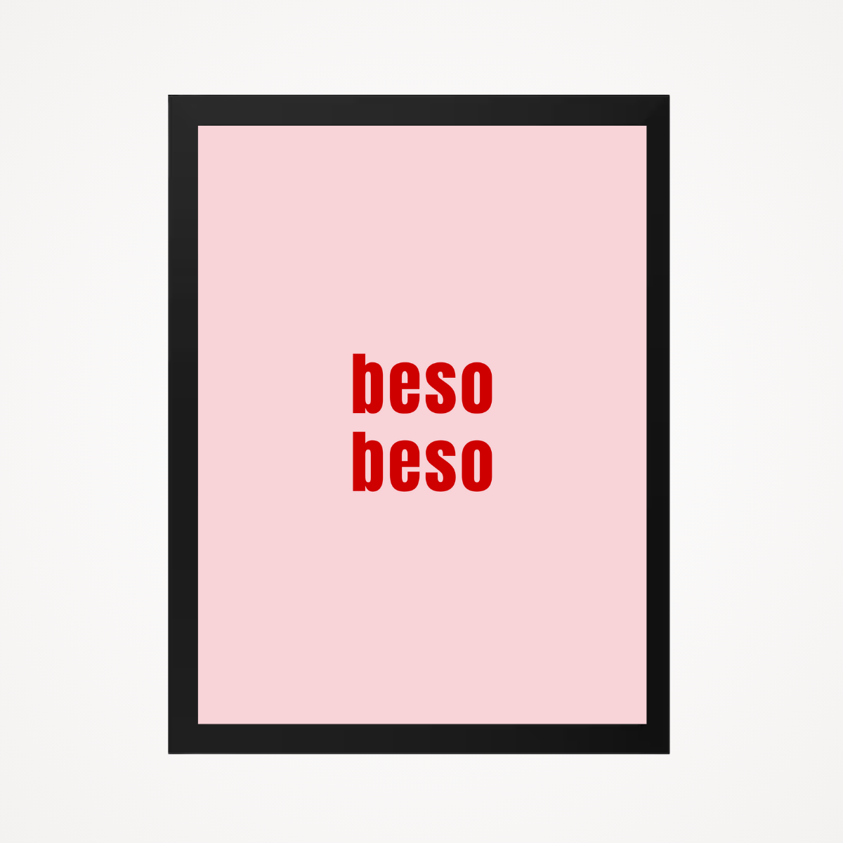 Affiche "Beso beso"