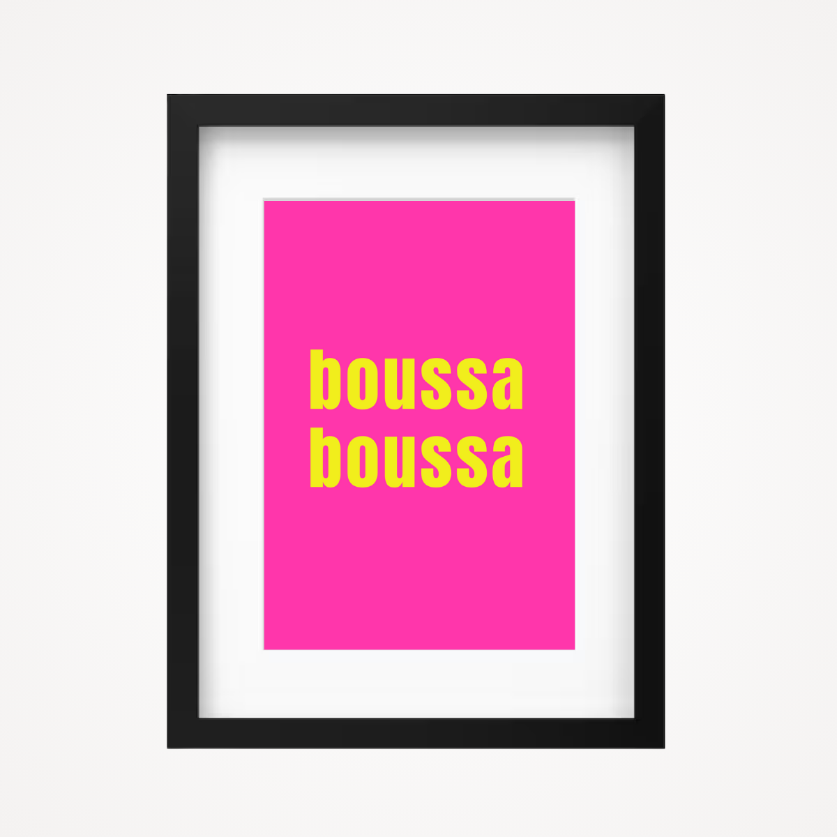 Affiche "Boussa boussa"