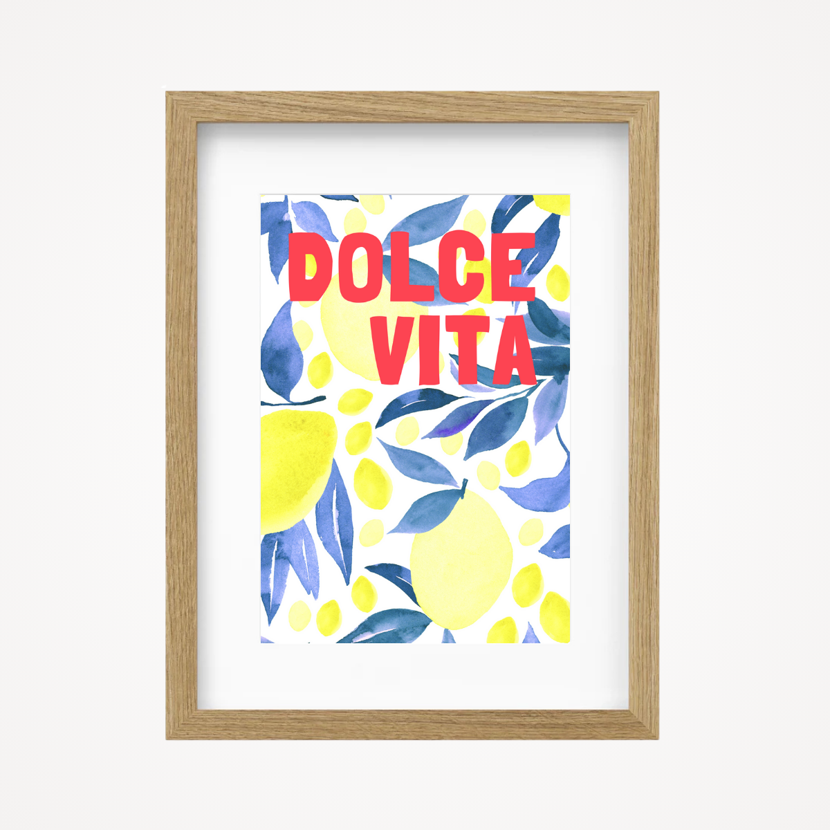 Affiche "lemon dolce vita"