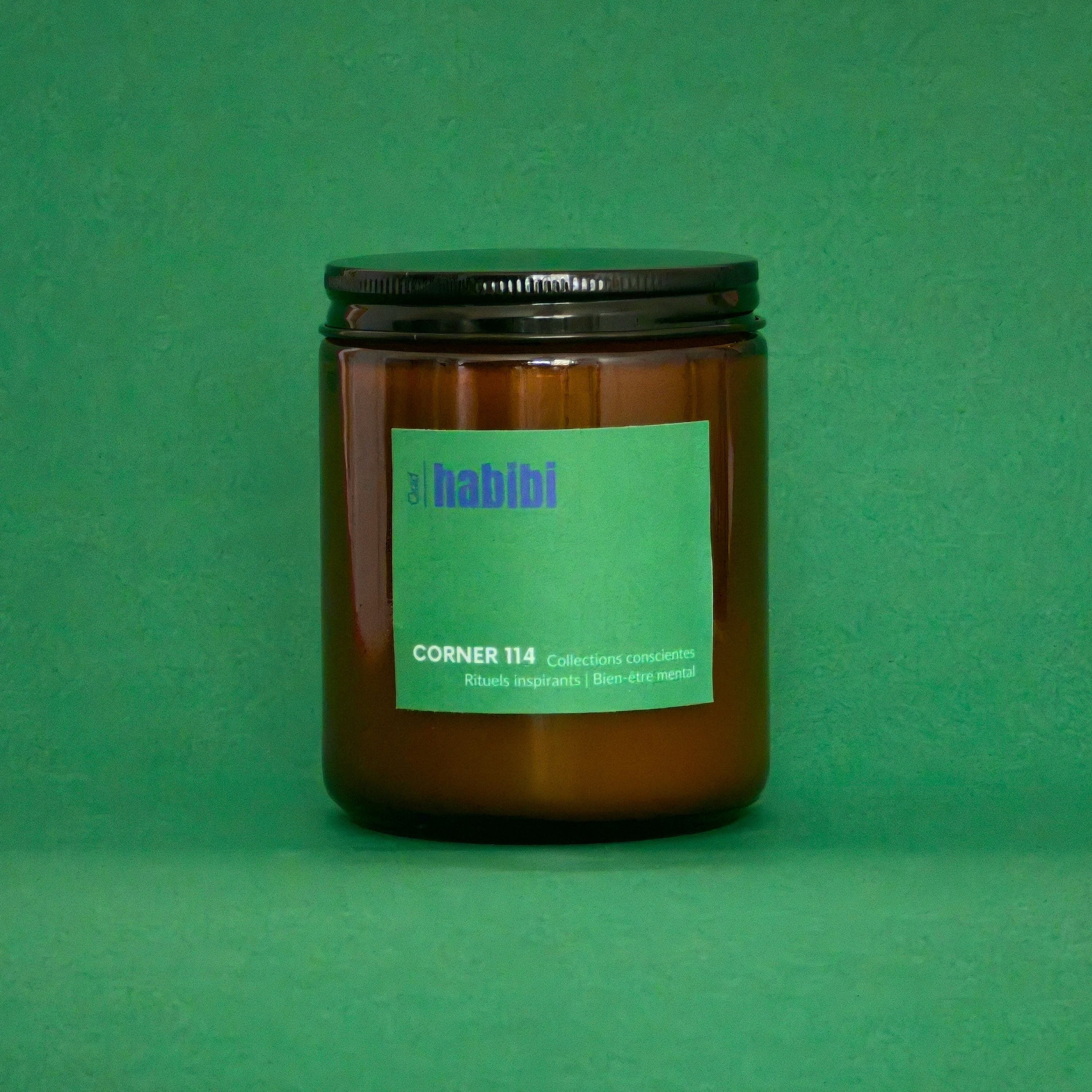 Bougie "Habibi" Cire naturelle · Oud Noir