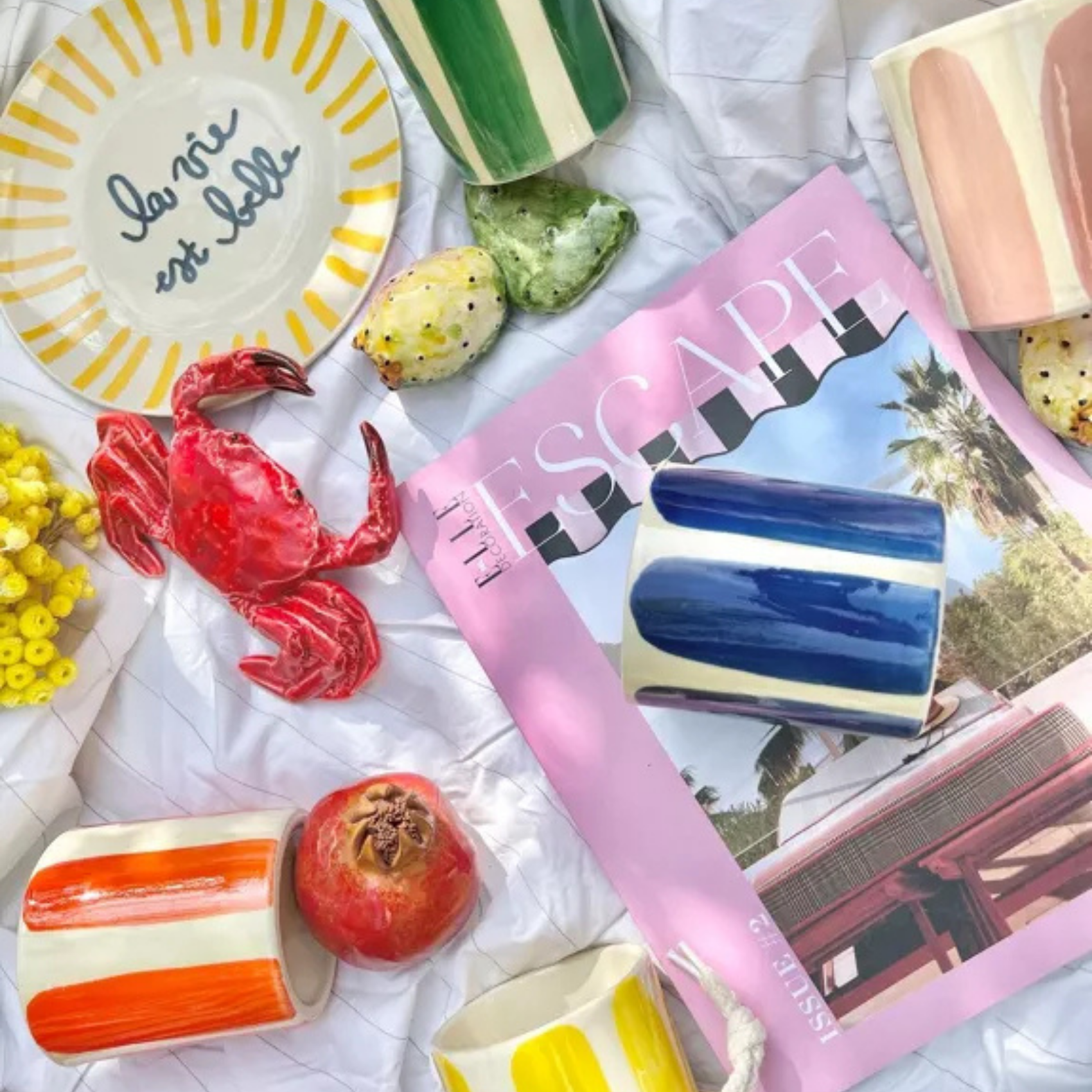 Bougie céramique · Monoï