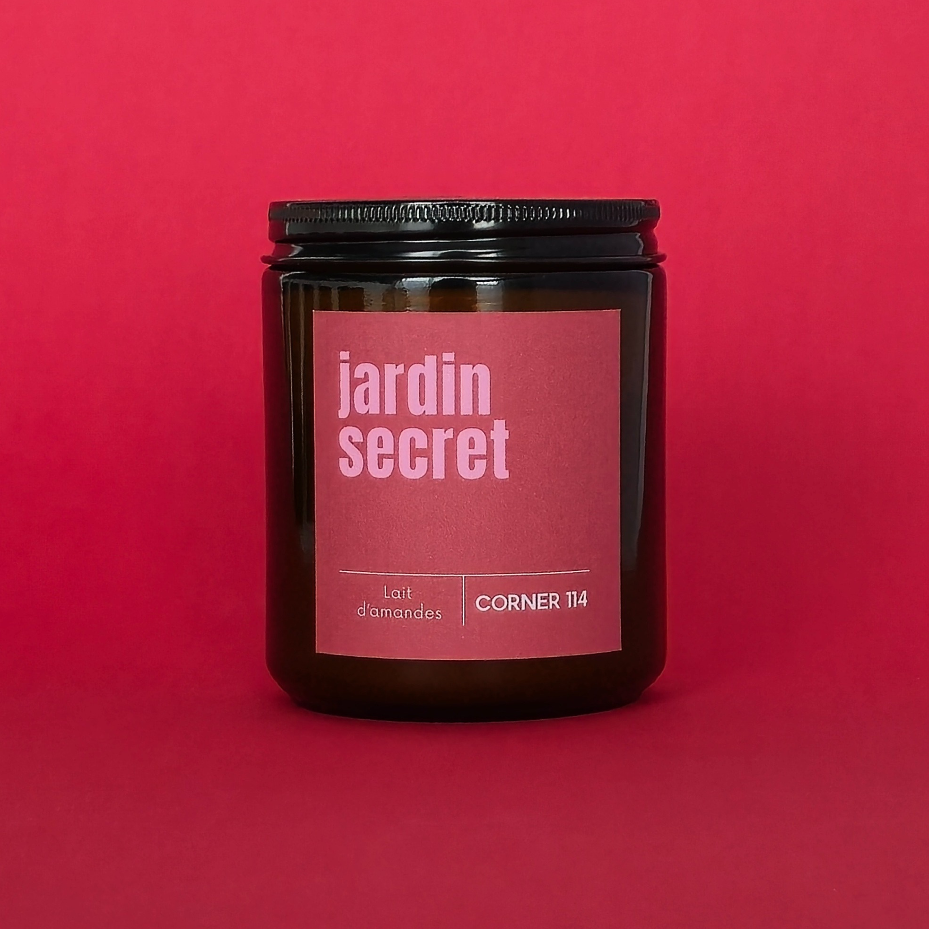 Bougie "Jardin secret" Cire naturelle · Lait D'amandes