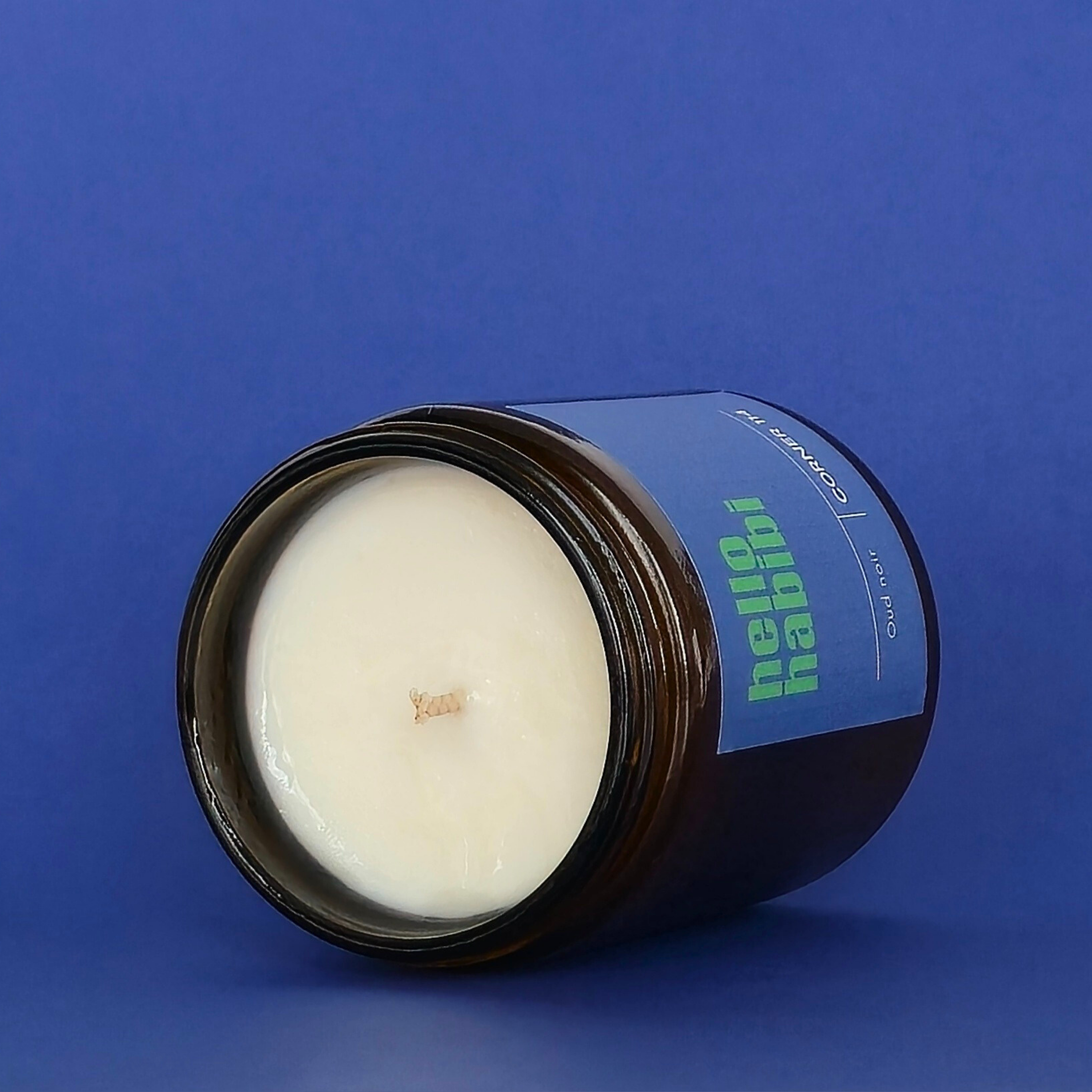 Bougie "Hello Habibi" Cire naturelle · Oud Noir