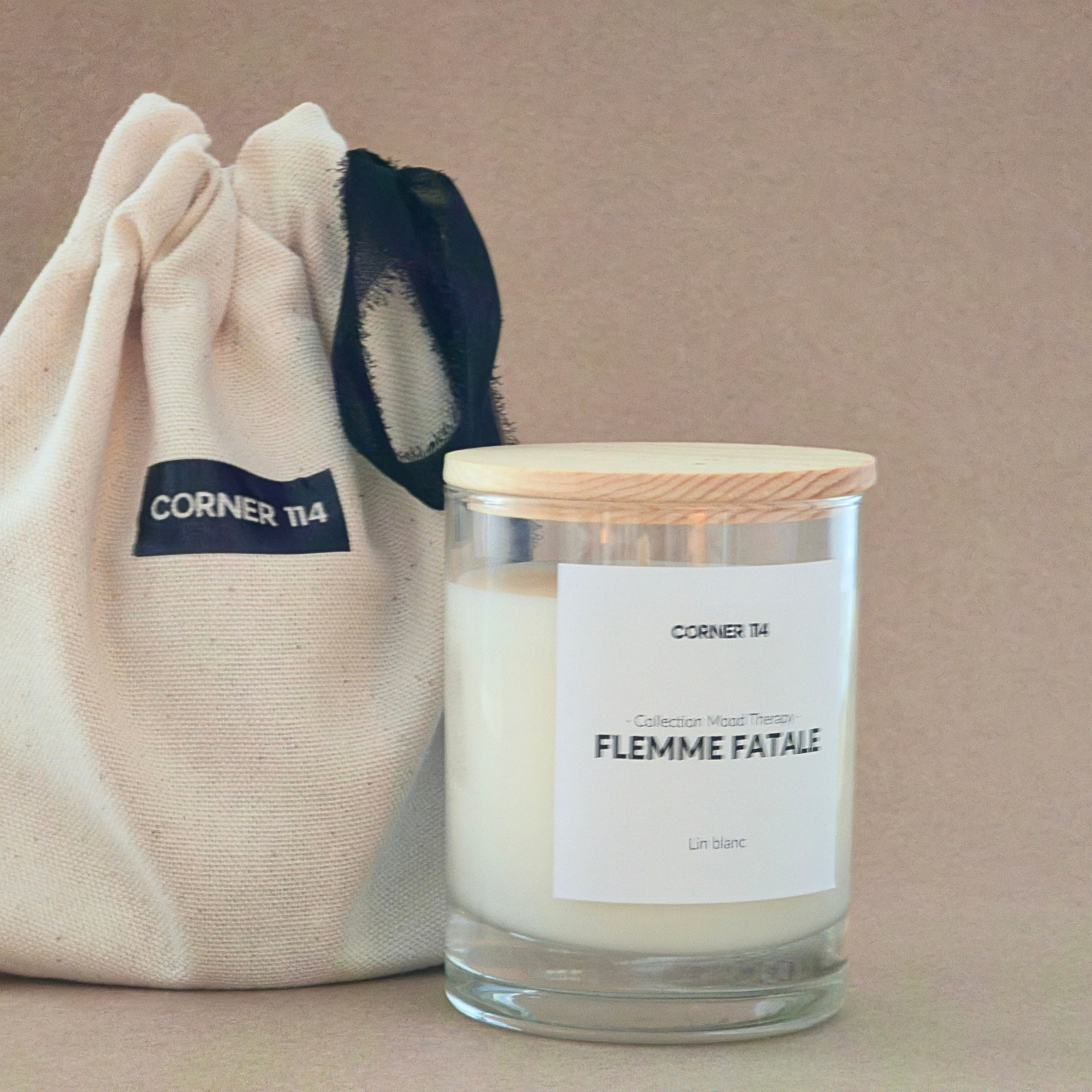 Bougie naturelle parfumée · Musc du Tibet