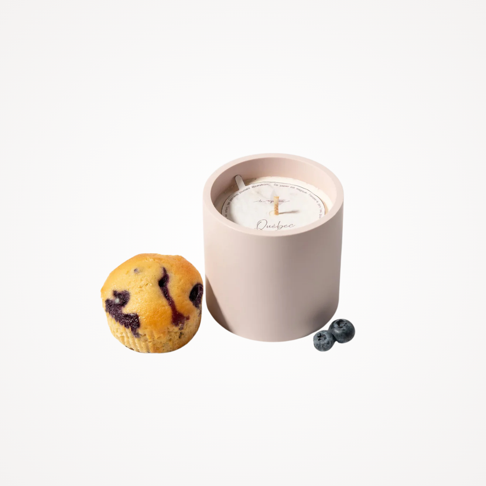 Bougie Québec · Muffin myrtilles