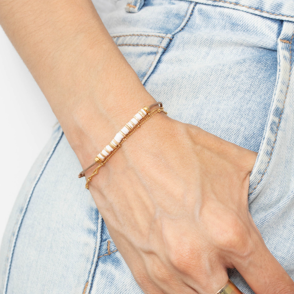 Bracelet Morse "Crème de la crème"