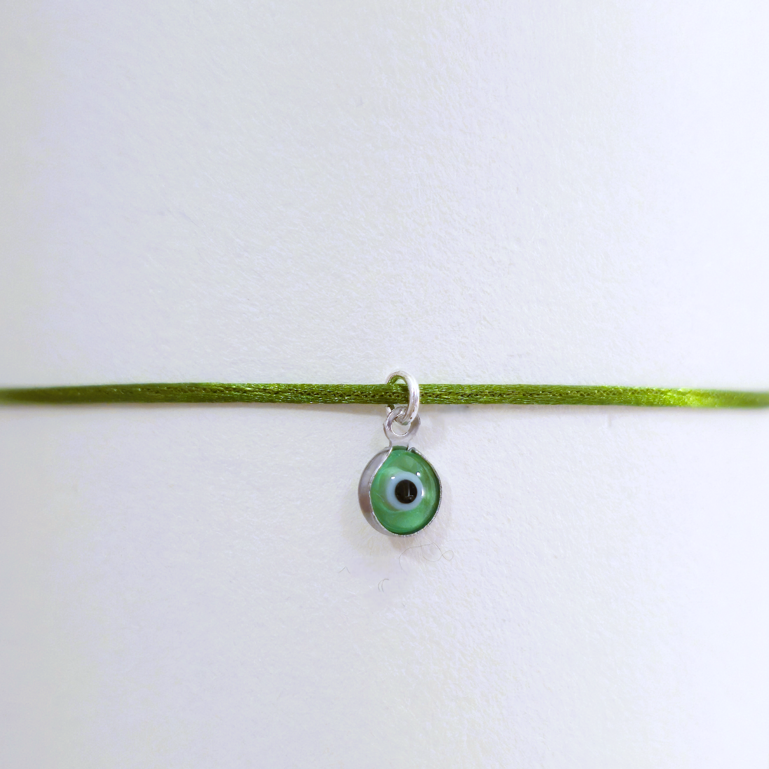 Bracelet "Chakra coeur" · Breloque Oeil