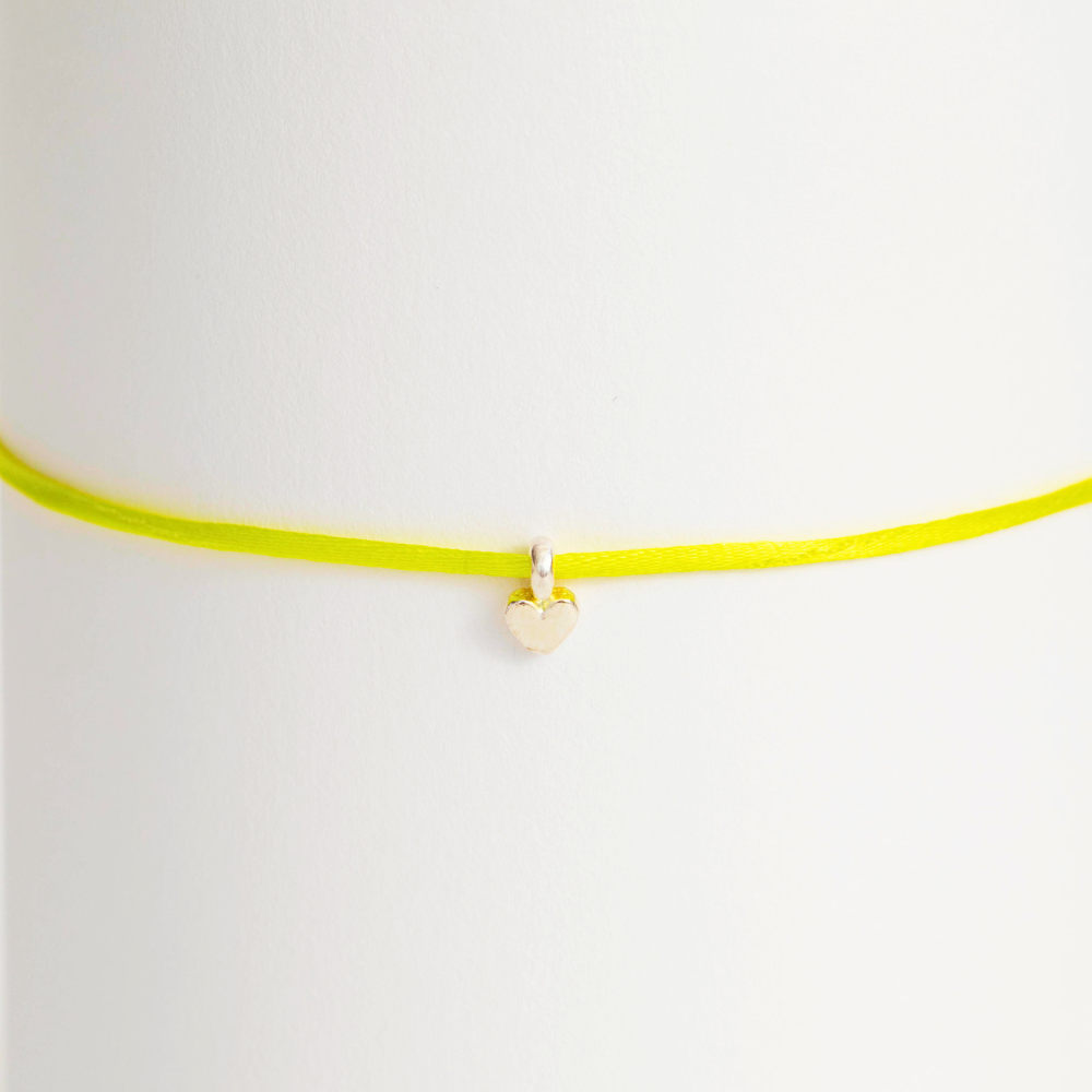 Bracelet breloque Coeur "Jardin Secret"