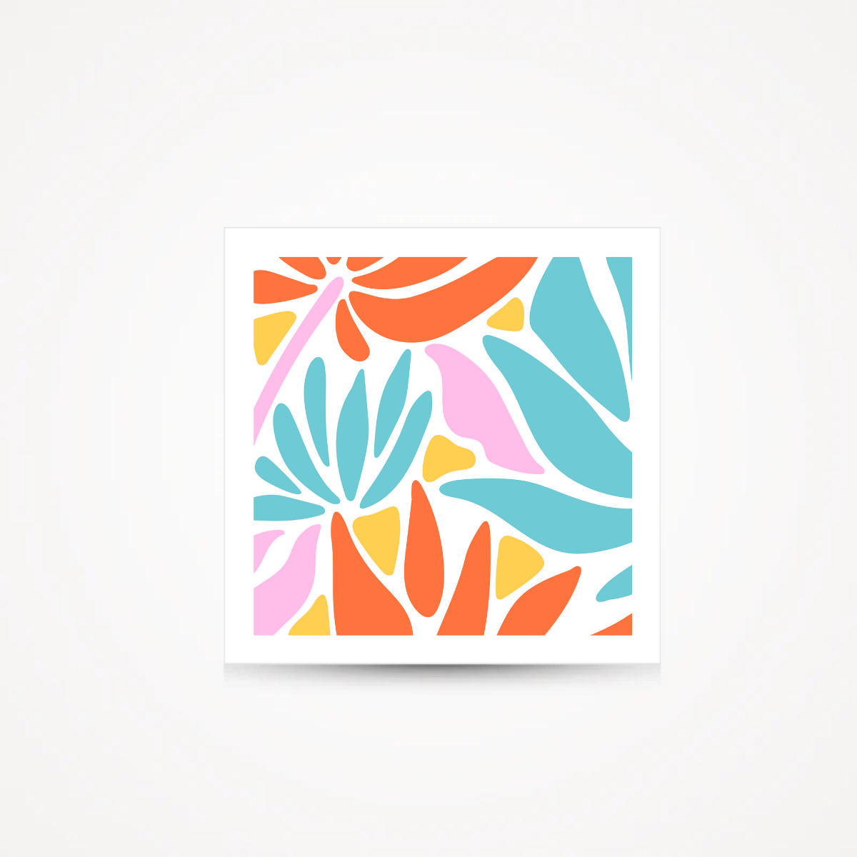 Carte "color pop palms"