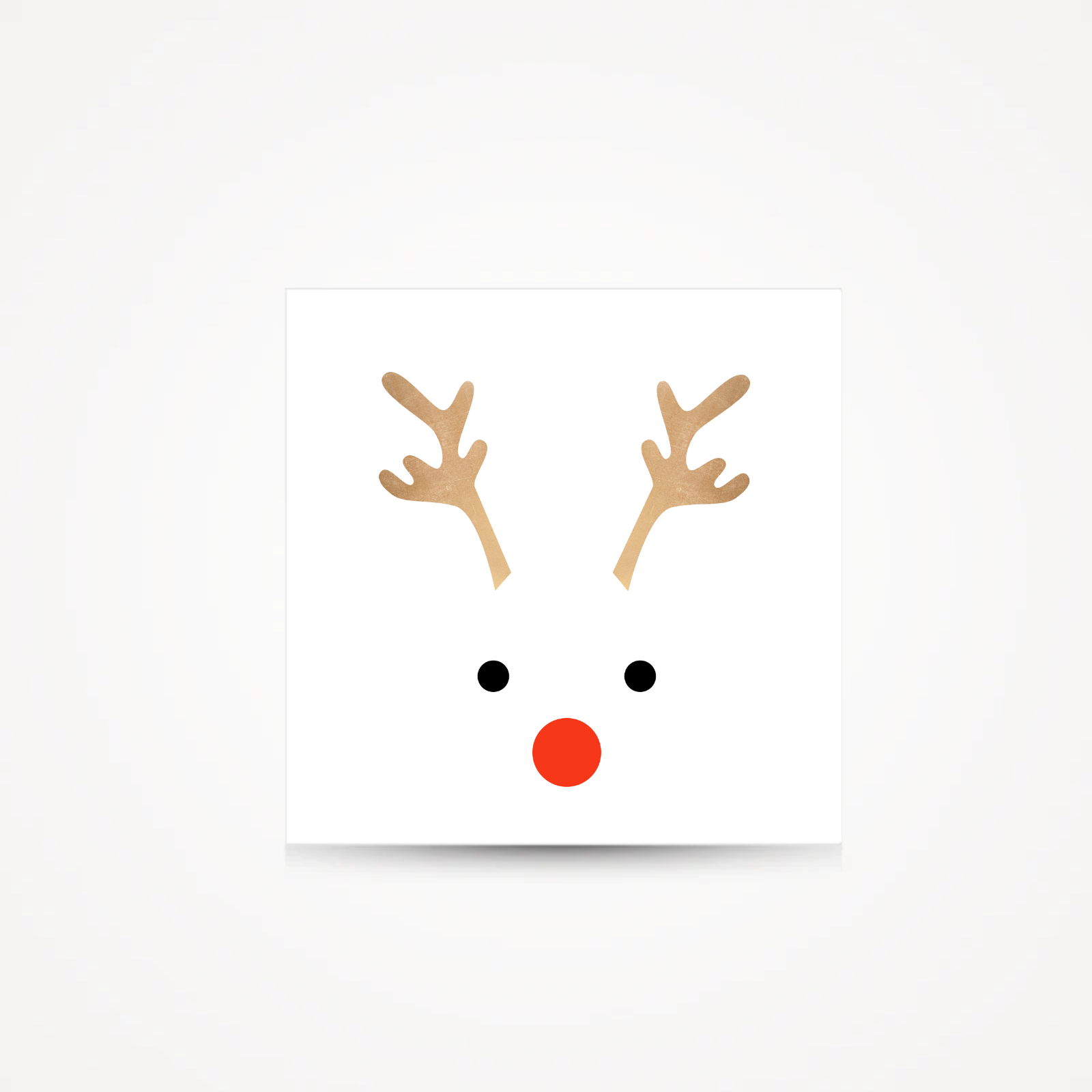 Carte de Noël · Rudolf