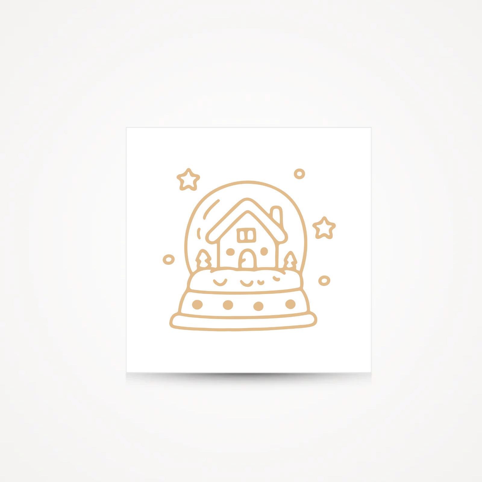 Carte de Noël · Snowball