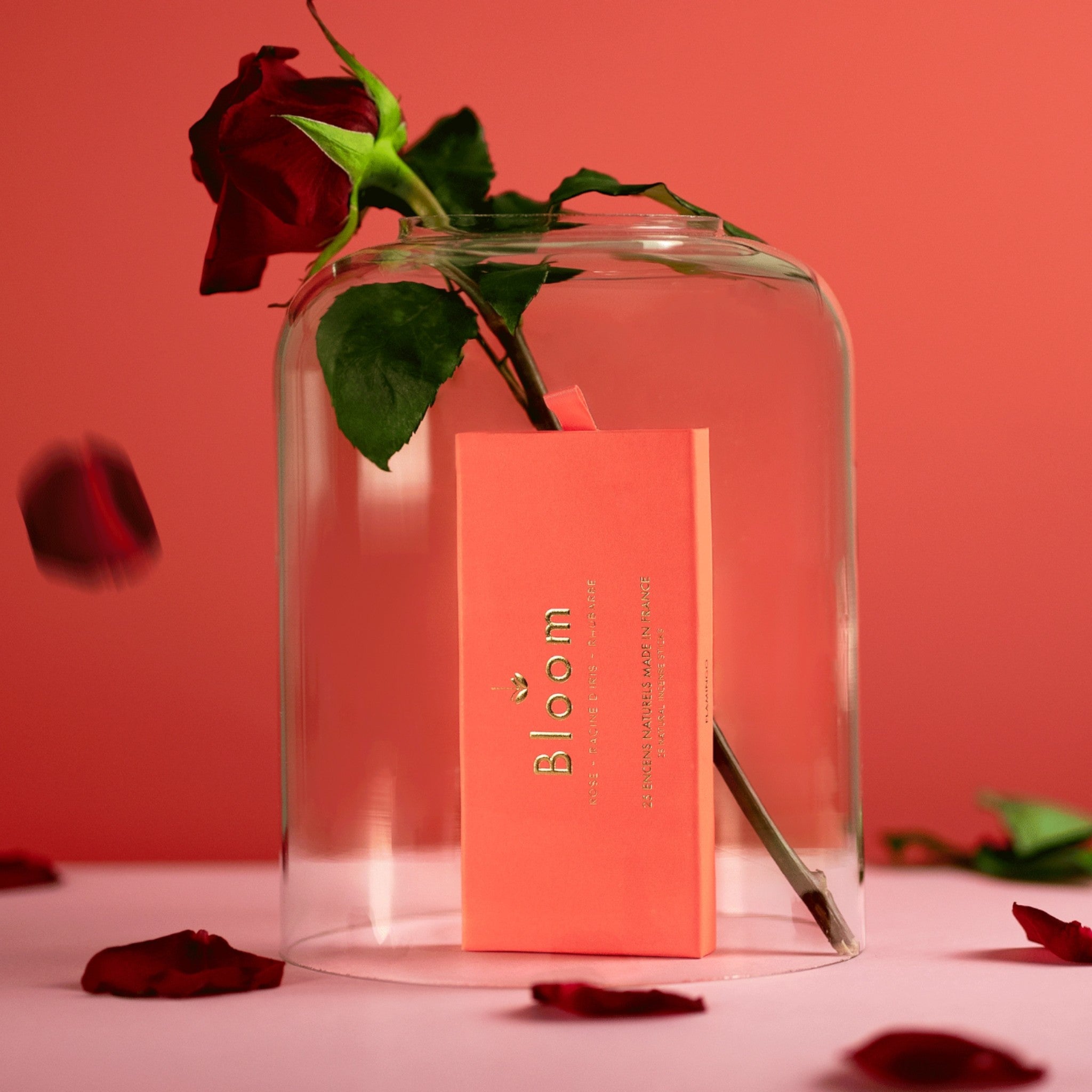 Encens français naturel · Rose