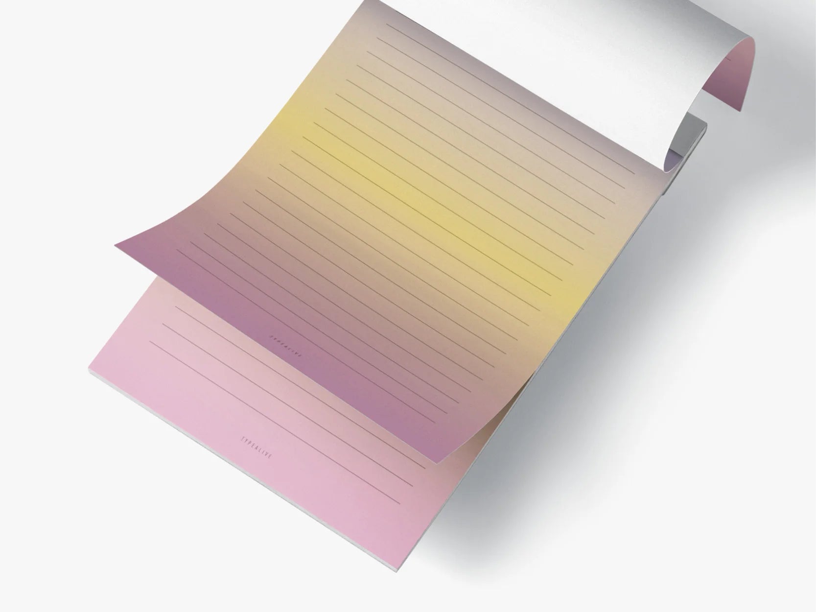 Bloc-notes A5 50 feuilles · Coucher de soleil