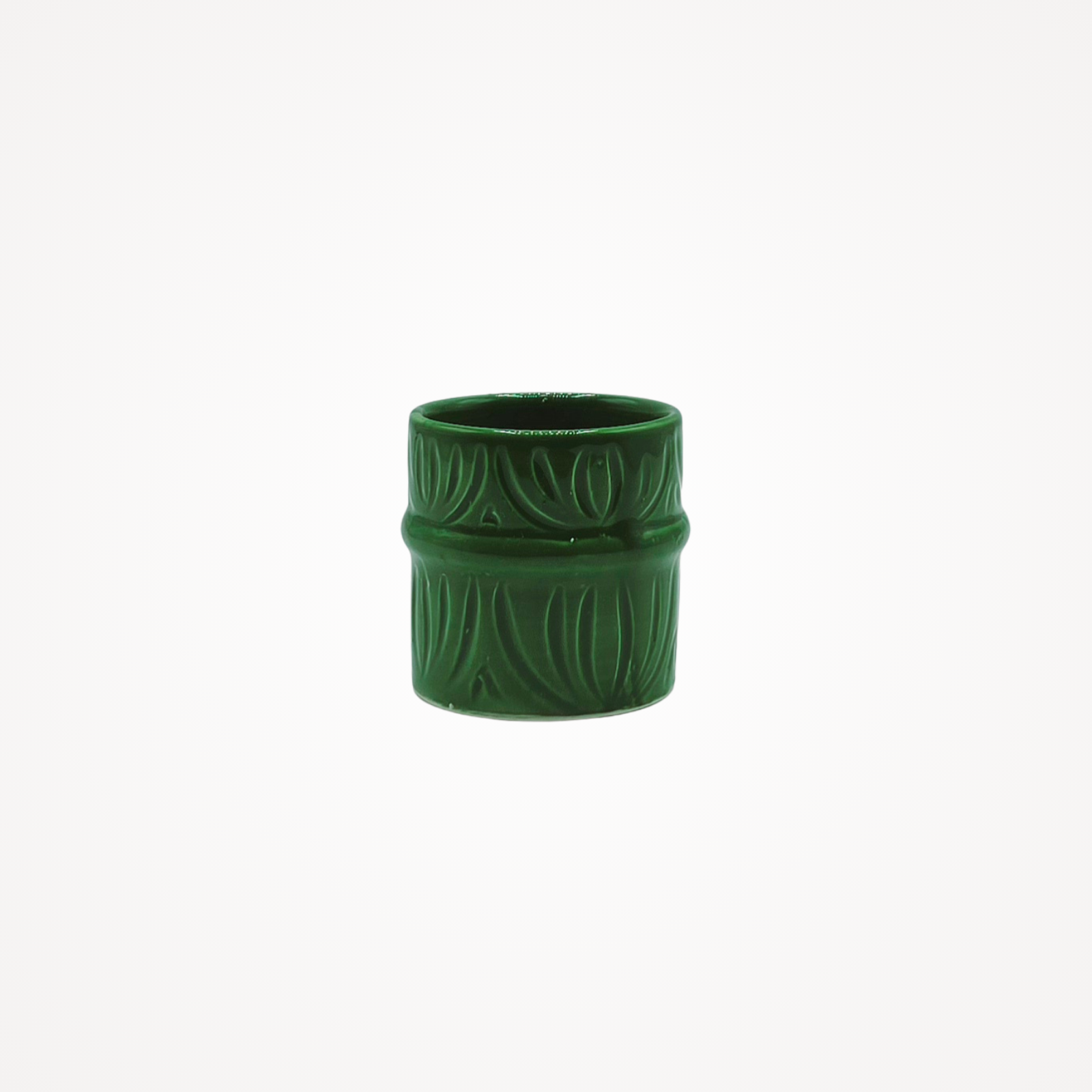 Tasse espresso céramique · Vert foncé