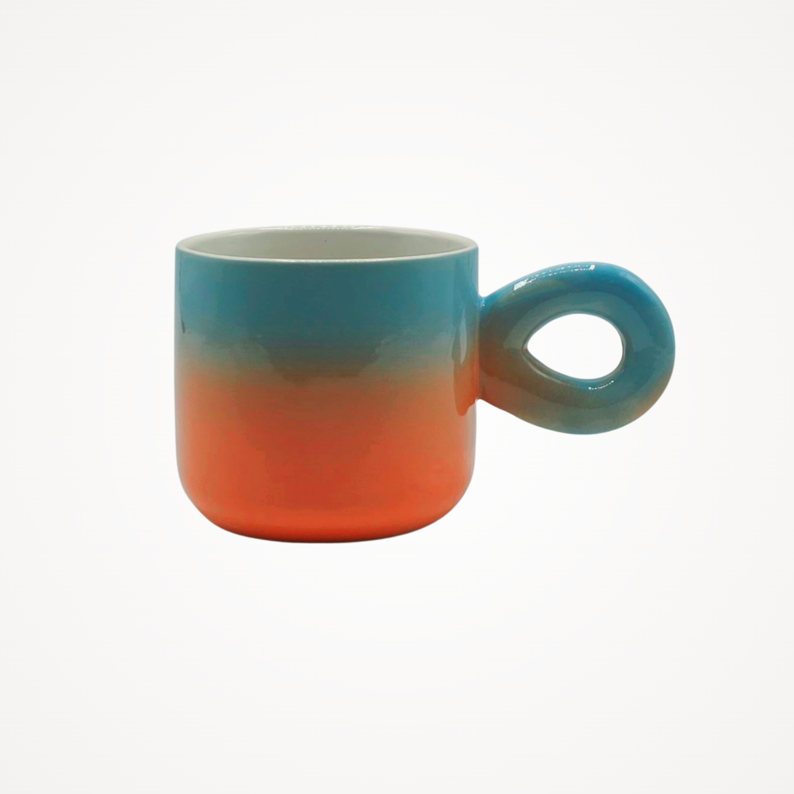 Tasse Tie & Dye · Bleue & Orange